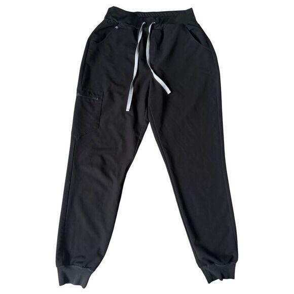 FIGS Zamora Jogger Scrub Pants Joggers M Tall Black - Picture 3 of 9